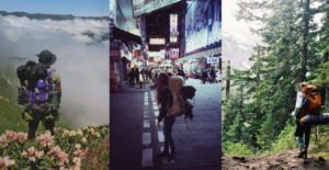 Various backpacking packs
